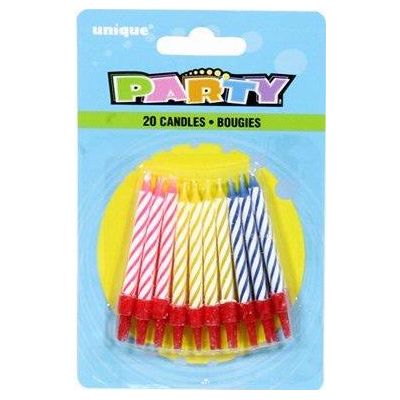  Candles And Holders (pack quantity 20) 
