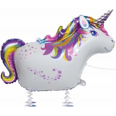 Unicorn Walking Foil Balloon