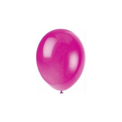  12 Inch Fuchsia Balloons (pack quantity 10) 