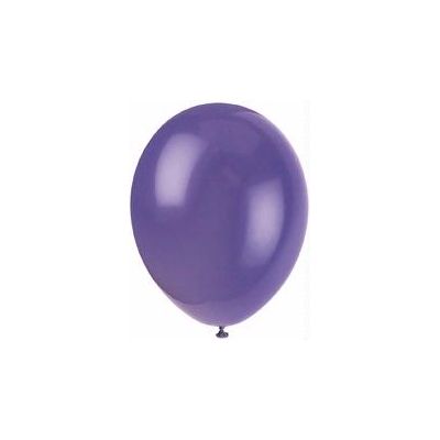  12 Inch Midnight Purple Balloons (pack quantity 10) 