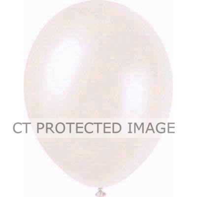  Iridescent White Pearlised Balloons (pack quantity 8) 