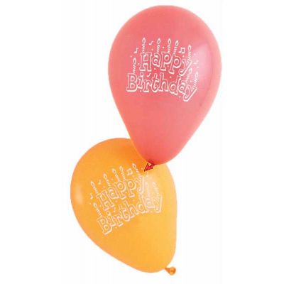  Happy Birthday Balloons (pack quantity 15) 