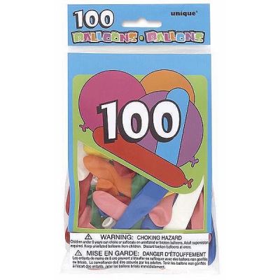  Party Balloons (pack quantity 100) 