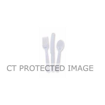  Assorted Clear Cutlery (pack quantity 18) 