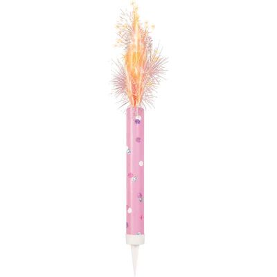 Pink Glitz Ice Fountain Sparkler Decorations (pack quantity 3)