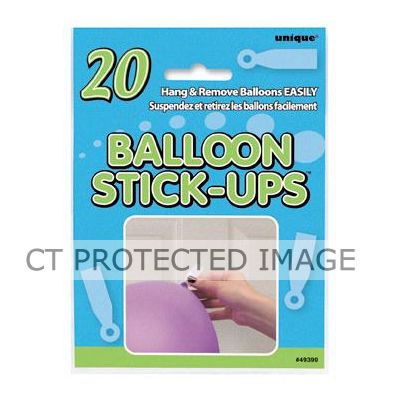  Balloon Stick Ups (pack quantity 20) 