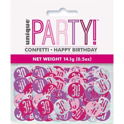 5oz Glitz Pink 30 Confetti