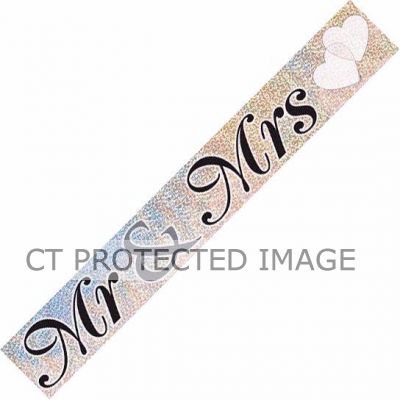 12ft Mr & Mrs Prismatic Banner