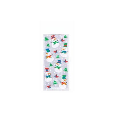  Snowman Glee Cello Bags (pack quantity 20) 