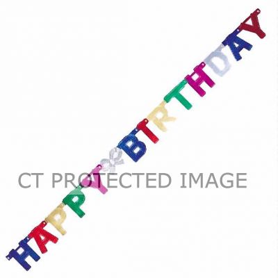 Deluxe Birthday Jointed Banner