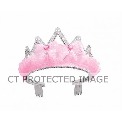 Pink Bows And Ribbon Tiara