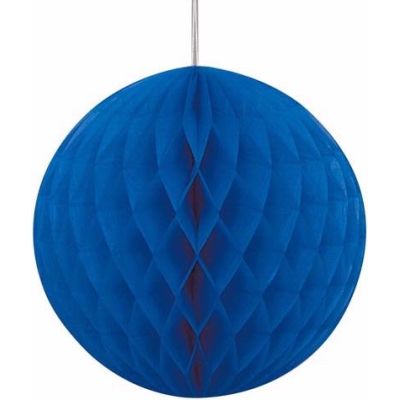 8 Inch Royal Blue Honeycomb Ball