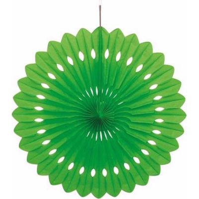 16 Inch Lime Green Decorative Fan
