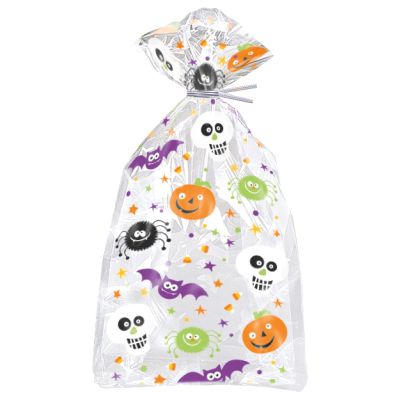  Spooky Smiles Cello Bags (pack quantity 20) 