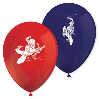 Spiderman Crime Fighter Balloons (pack quantity 8)