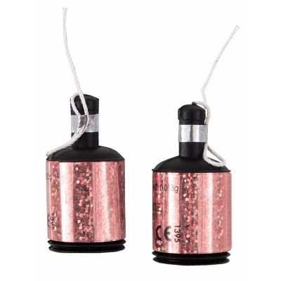  Glitz Rose Gold Holographic Poppers (pack quantity 20) 