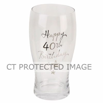 Juliana 40th Birthday Pint Glass