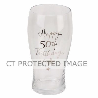 Juliana 50th Birthday Pint Glass