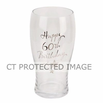 Juliana 60th Birthday Pint Glass