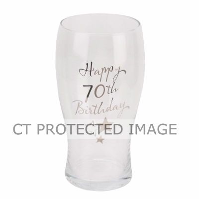 Juliana 70th Birthday Pint Glass