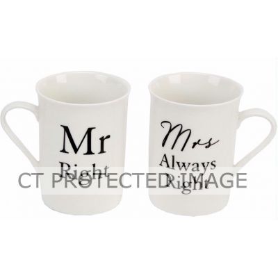 Mr Right & Mrs Always Right Gift Set