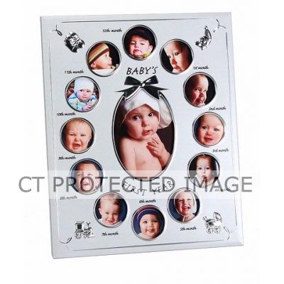 Babys 1st Year 2 Tone Frame