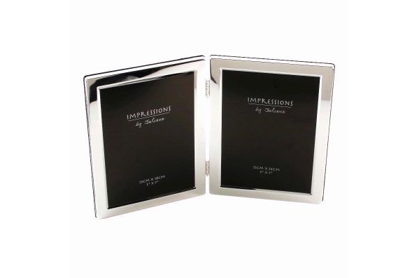 Silver Double 5x7 Inch Frame