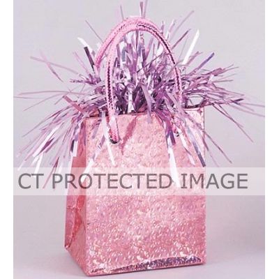 Pastel Pink Mini Gift Bag Balloon Weight