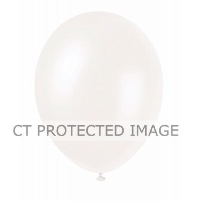  12 Inch Iridescent White Pearlised Balloons (pack quantity 50) 