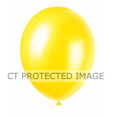  12 Inch Cajun Yellow Pearlized Balloons (pack quantity 50) 