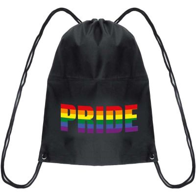 Pride Drawstring Bag Black