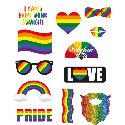 Assorted Pride Photo Props