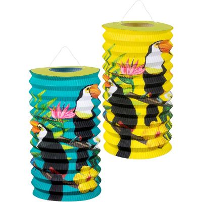 Assorted Toucan Lanterns (pack quantity 2)