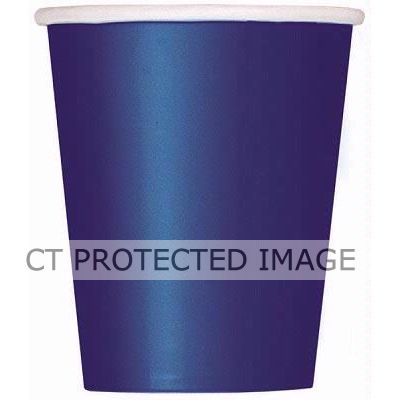  9oz True Navy Blue Cups (pack quantity 14) 