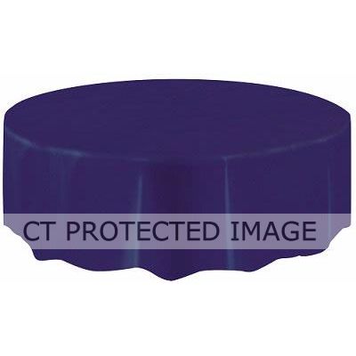 True Navy Blue Round Tablecover (standard Packaging)