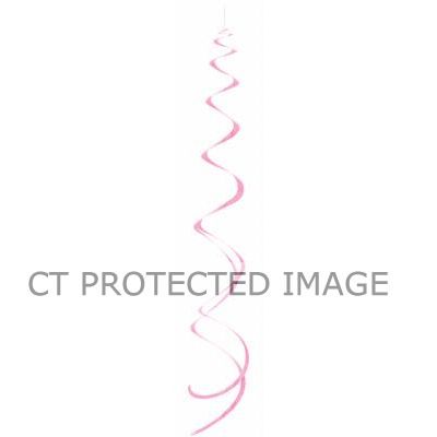  Lovely Pink Swirl Decorations (pack quantity 8) 