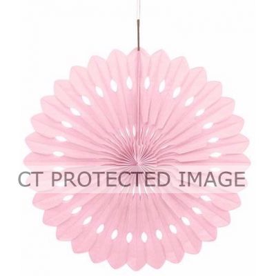 16 Inch Lovely Pink Decorative Fan