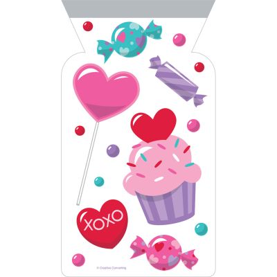 Valentines Treats Zipper Cello Bags (pack quantity 12)