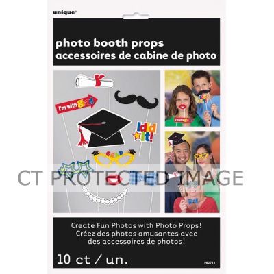 10pc Graduation Photo Props