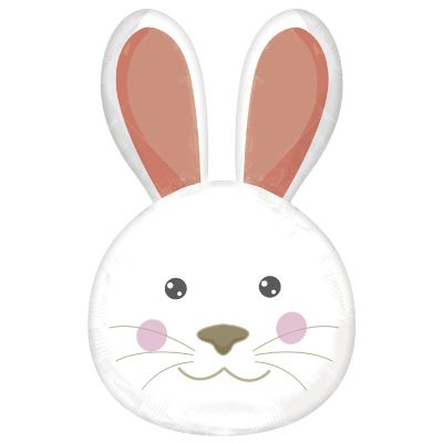Large Bunny Head Foil Balloon