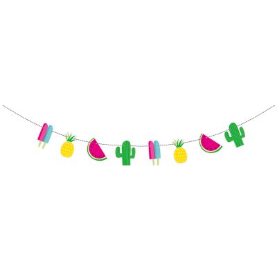 6ft Sweet Succulent Cutout Banner