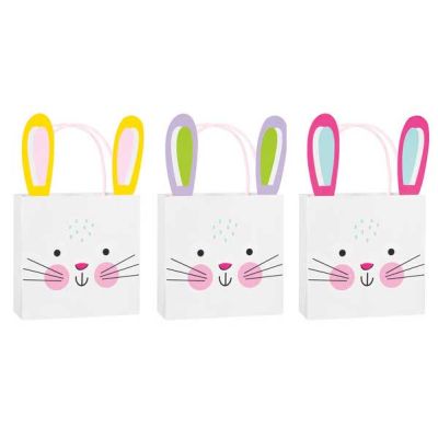Bunny Ear Easter Treat Bags (pack quantity 3)