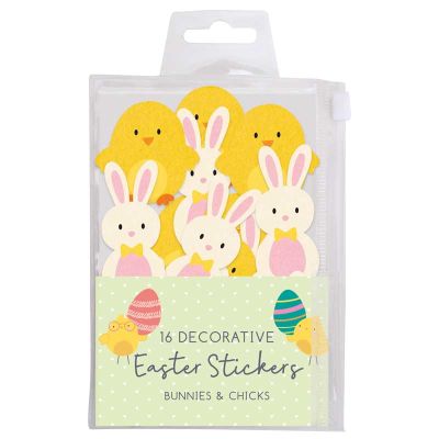 Bunnys / Chicks Easter Bonnet Decorations (pack quantity 16)