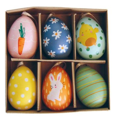 Easter Tree Egg Decorations (pack quantity 6)