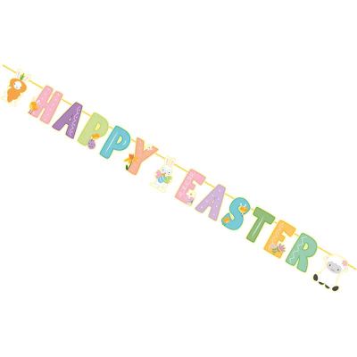 Happy Easter Die Cut Banner
