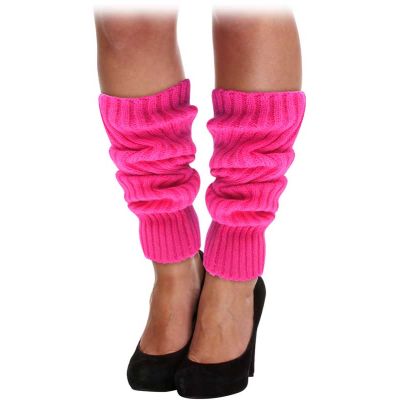 Neon Pink Leg Warmers