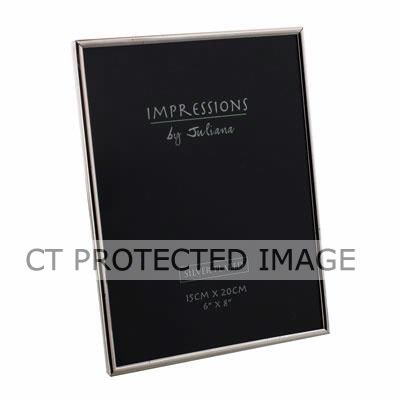 Silver Oblong Thin Edge 6x8 Inch Frame
