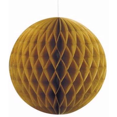 8 Inch Gold Honeycomb Ball