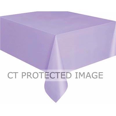 Lavender Plastic Tablecover (standard Packaging)