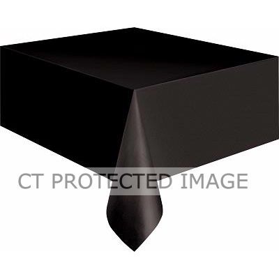 Black Plastic Tablecover (standard Packaging)